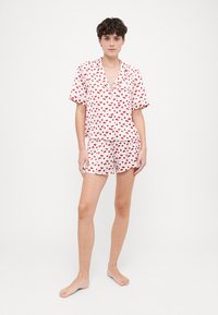 Abercrombie & Fitch Sleep Short - Donji dio pidžame - white/red