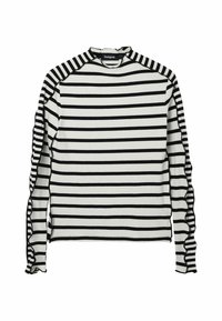 Langærmet T-shirt - white