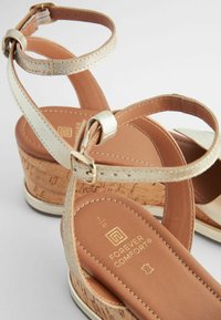 Next Keilsandalette - gold