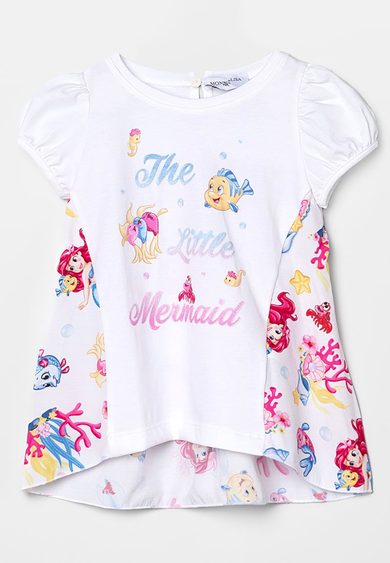 Monnalisa T-shirt print wit
