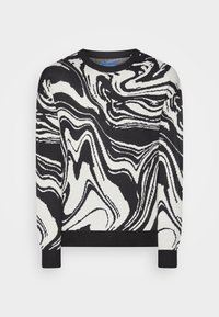 JORMARBLE CREW NECKKA - Jersey de punto - black