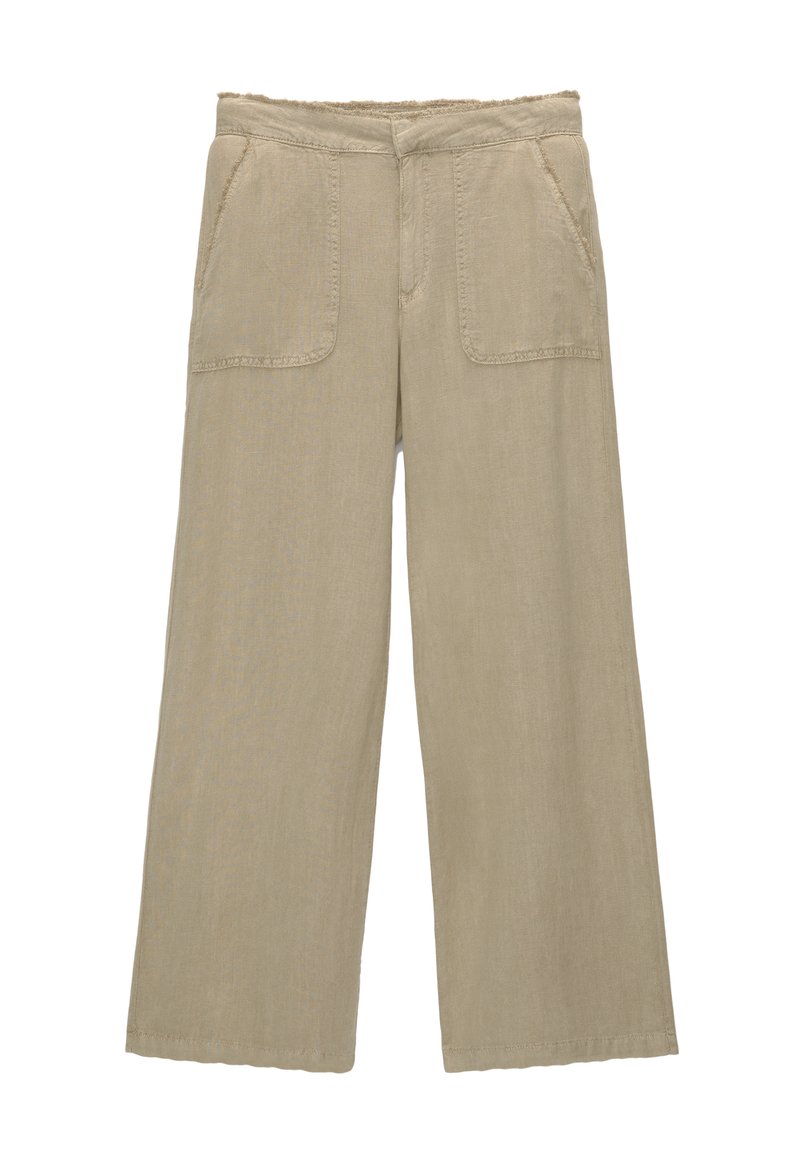 PULL&BEAR Broek zandkleur PULL&BEAR Broek zandkleur