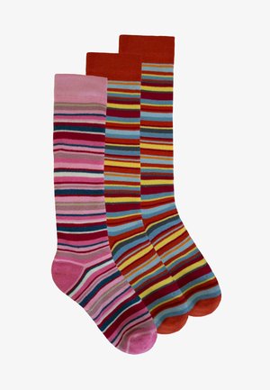 Normani THERMAL STRIPE TIGHTS 3 PACK - Kniestrümpfe - multi-coloured