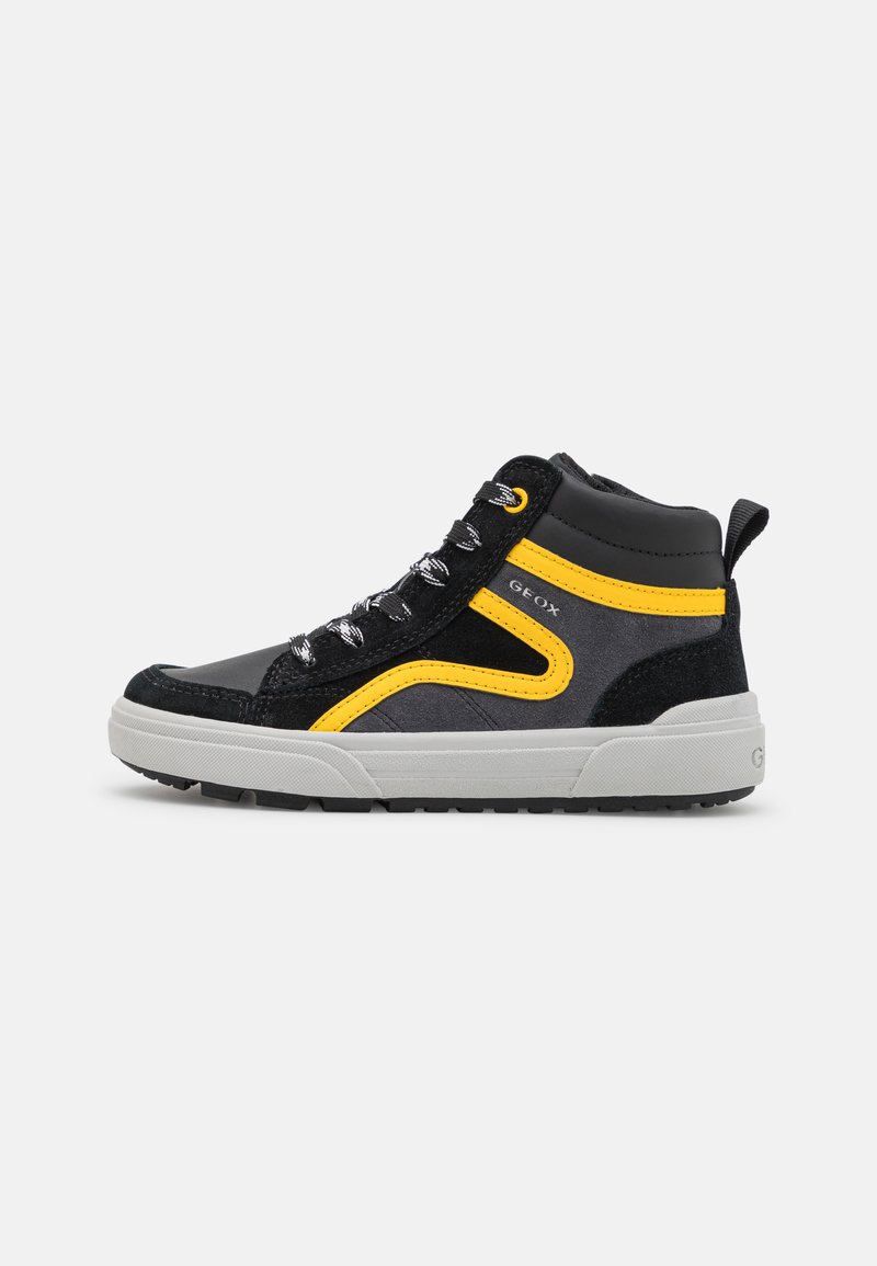 Geox J WEEMBLE Sneakers high black/yellow/sort Zalando.dk
