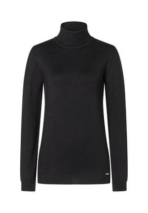 FIGURBETONTER ROLLKRAGEN - Pullover - black