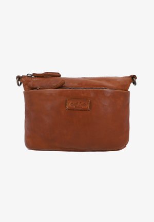 Gusti Leder VERONIKA - Schoudertas - hellbraun
