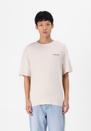 Jack & Jones JJEBRADLEY  TEE O-NECK  - Marškinėliai su spaudiniu - moonbeam