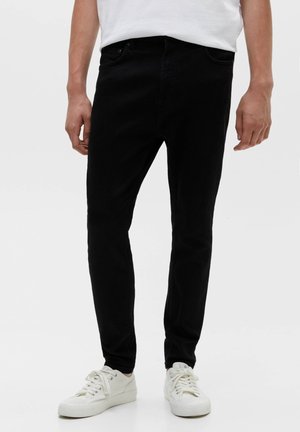 Slim fit jeans - mottled black