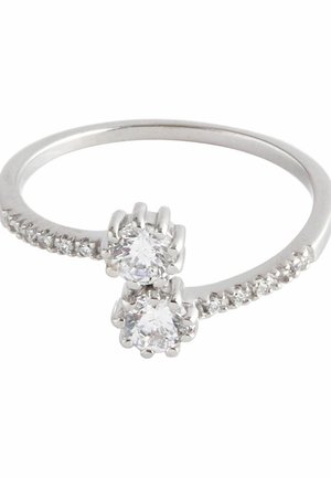 CROSS OVER SPARKLE   REGULAR FIT - Sõrmus - silver coloured