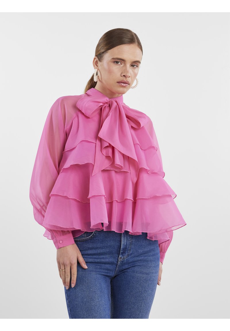 YAS YASELOISE - Blúz - fuchsia pink