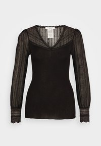 Rosemunde Long sleeved top - black