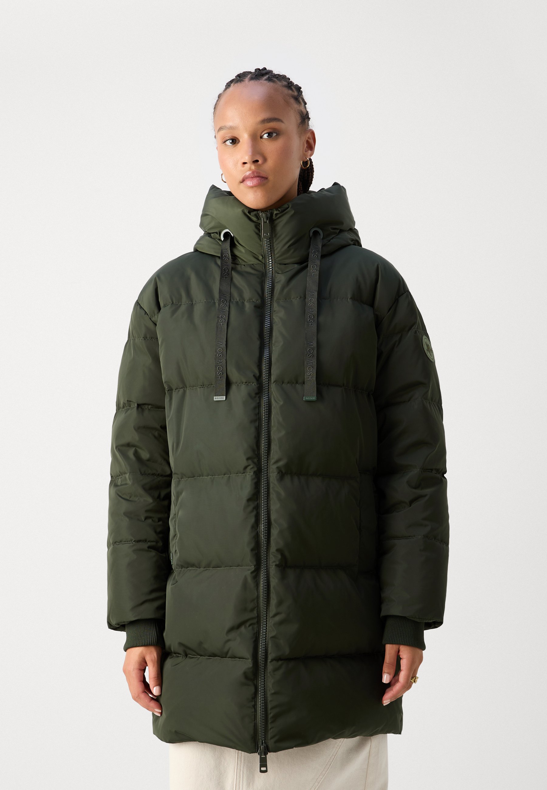 SEEALL　DOWN MONSTER PARKA（MOSS） MONSTER PARKA TYPE2 ,Sage – Navyblue