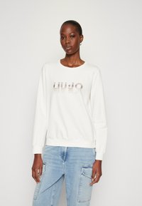 Liu Jo Jeans - FELPA CHIUSA - Sweatshirt - light ivory Thumbnail Image 1