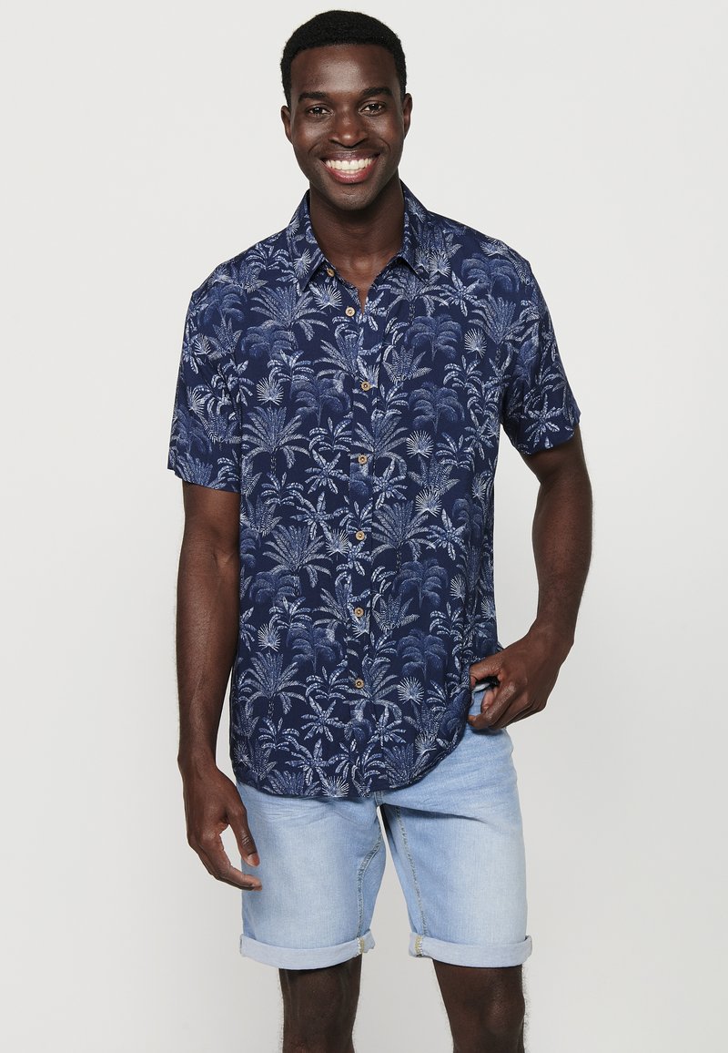 Koroshi SHORT SLEEVE  - Marškiniai - indigo blue