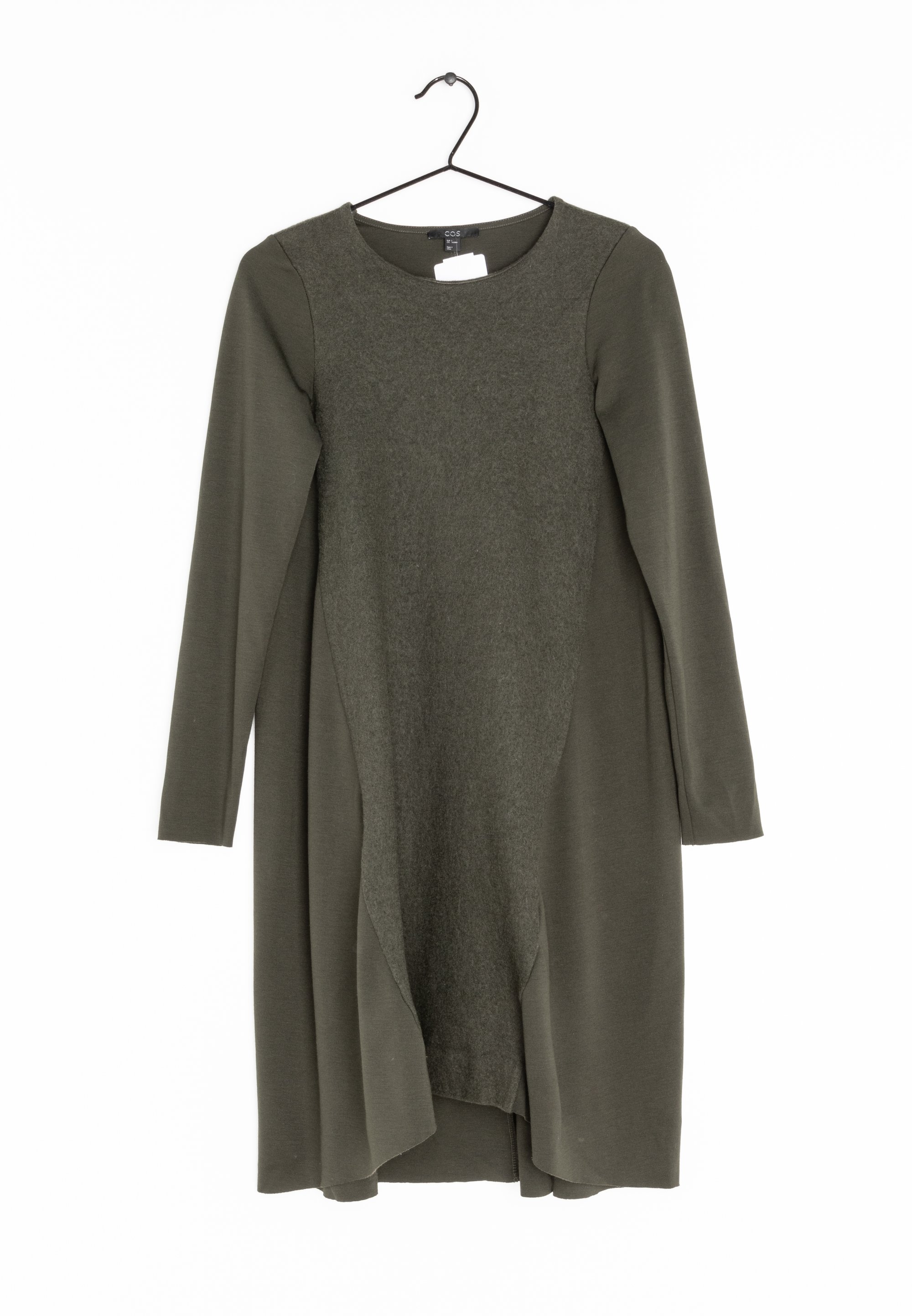 COS Jersey dress - green - (Pre-owned) - Zalando.ie
