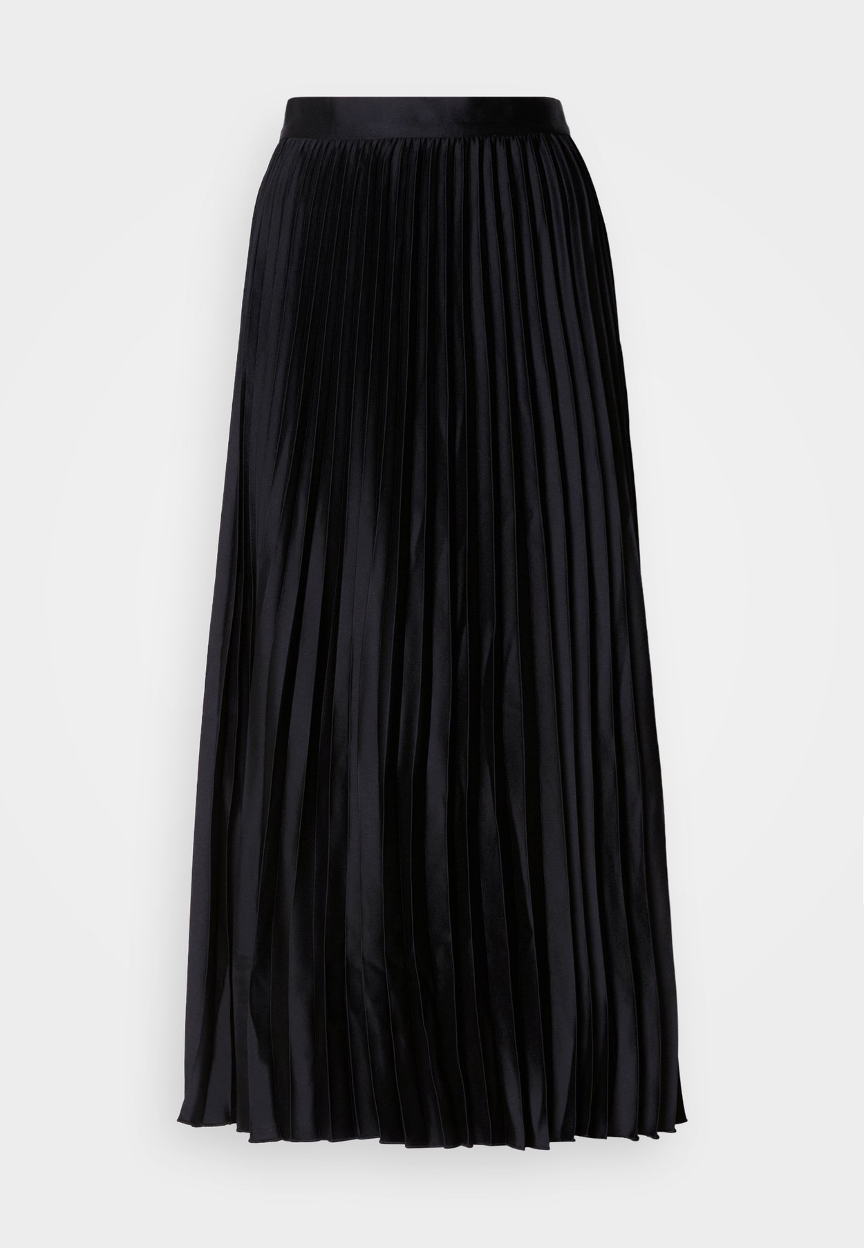SATEEN PLEATED SKIRT