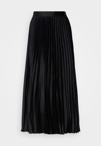 SATEEN PLEATED SKIRT - Áčková sukně - black