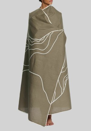 The Organic Company, RECONNECT SCARF - Strandtörölköző - clay