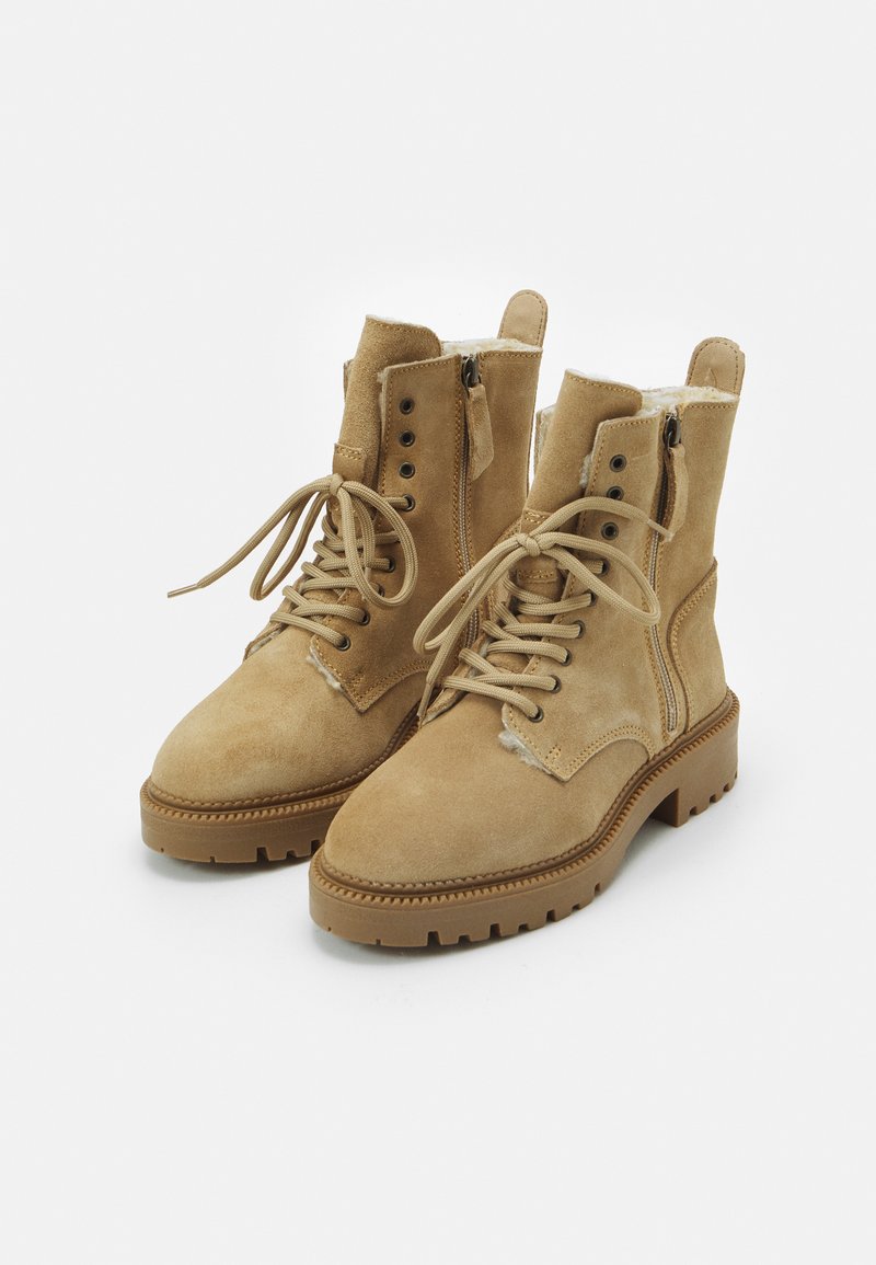 Anna Field Bottines ?� lacets - beige - ZALANDO.FR