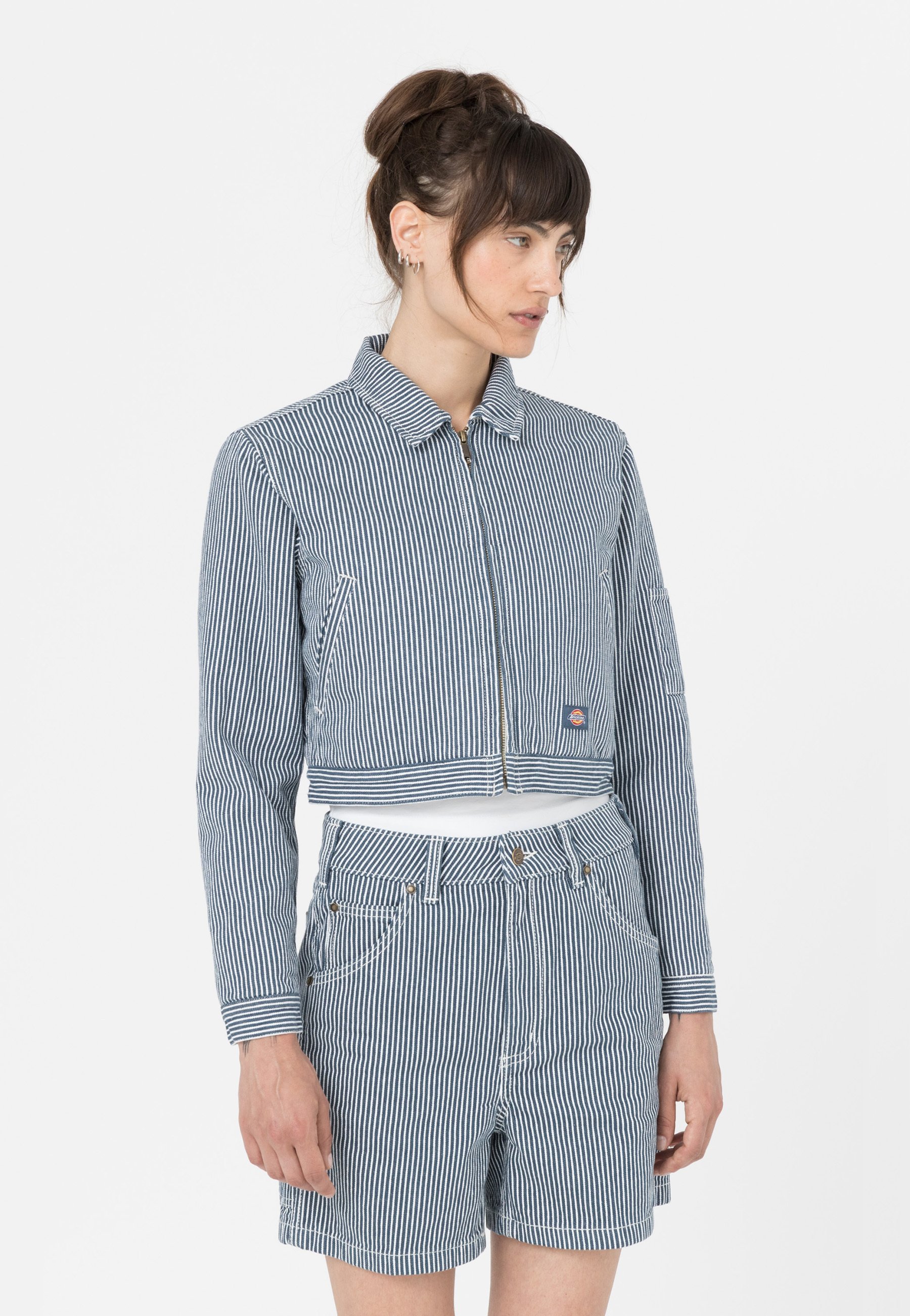 Dickies CROPPED EISENHOER JACKET ネイビー ディッキーズ Dickies Dickies CROPPED EISENHOER JACKET