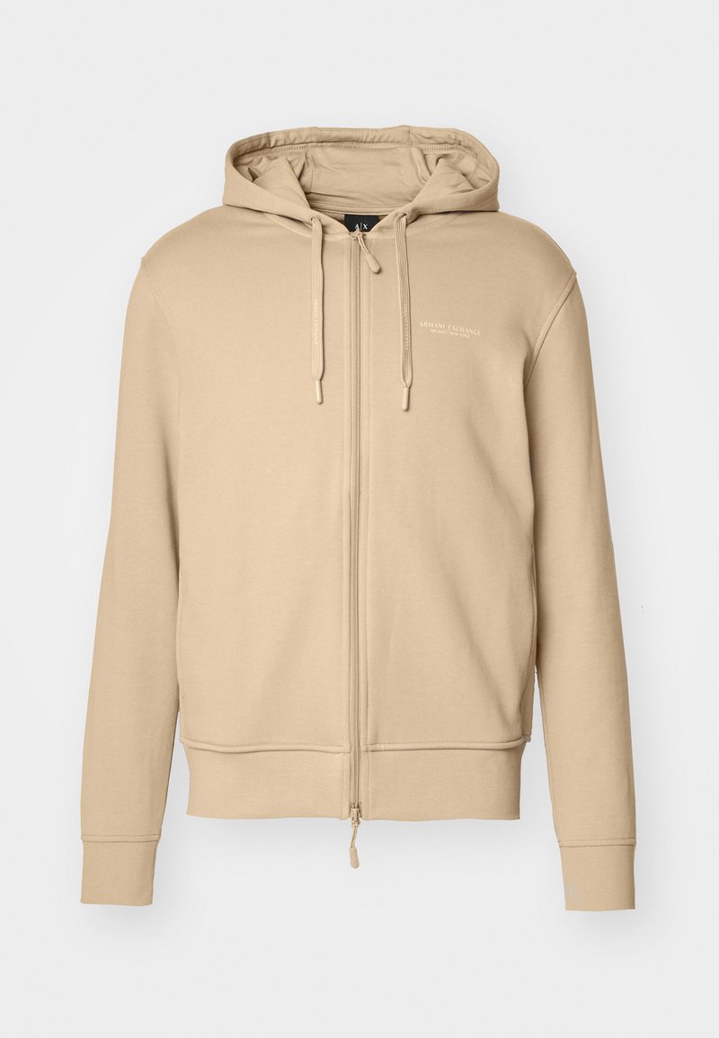 Armani Exchange Sweater met rits beige Armani Exchange Sweater met rits beige