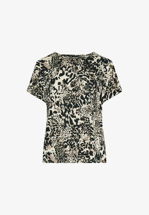 Evans, PLUS SIZE CASUAL TOPS - T-Shirt print - brown