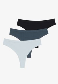 3 PACK - Tanga - blue/blue grey/black