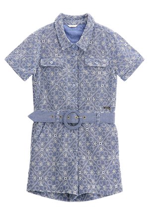 MIT ST. GALLER STICKEREI - Buksedragter - himmelblau