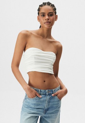 DRAPED - Toppi - white