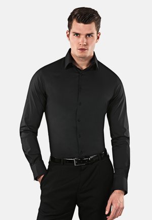 SUPER TAILLIERT STRETCH - Shirt - schwarz