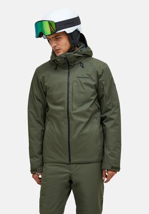 MAROON INSULATED JACKET - Ski jacket - pine needle