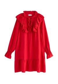 LONG-SLEEVED - Vapaa-ajan mekko - red