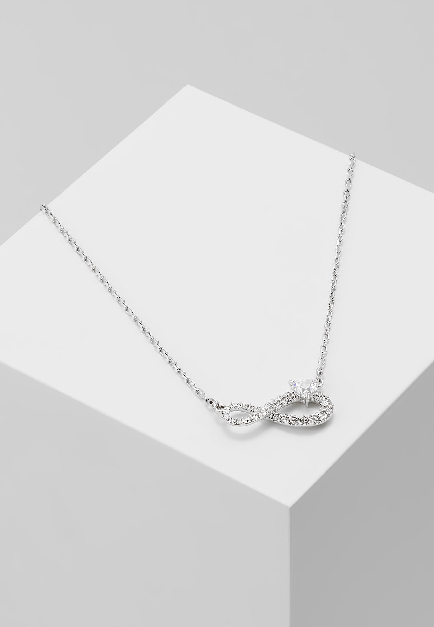 Swarovski SWA INFINITY NECKLACE - Necklace - crystal/silver  