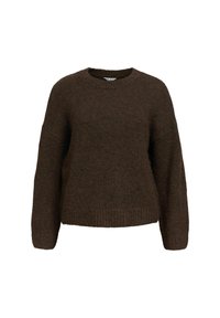 OBJSAGGIA  - Jersey de punto - seal brown
