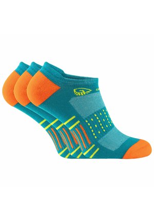 UNISEX 3 PACK - Trainer socks - türkisblau