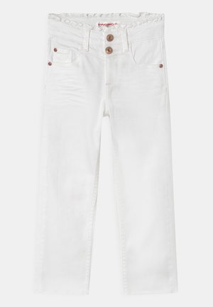 CANDY RUFFLE - Jeans a sigaretta - white denim