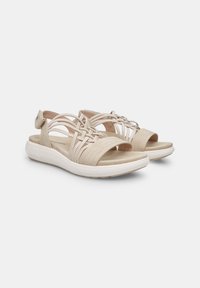 Bata Korkeakorkoiset sandaalit - beige
