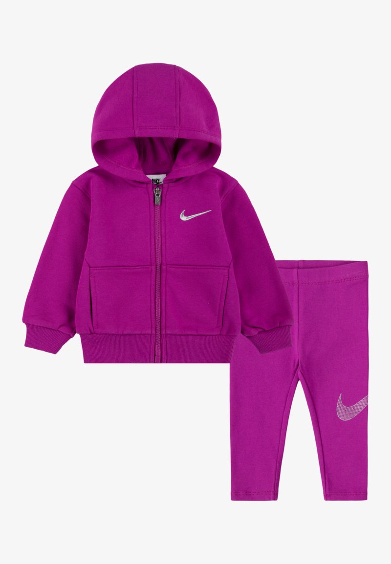 Nike Sportswear SHINE SET - Sweatjakke - hot fuchsia