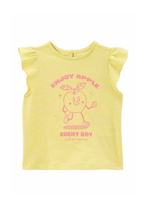 MANCHES COURTES À VOLANTS IMPRIMÉ  - T-shirt imprimé - raphia