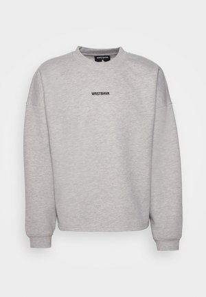 TEC UNISEX - Sweater met rits - grey melange