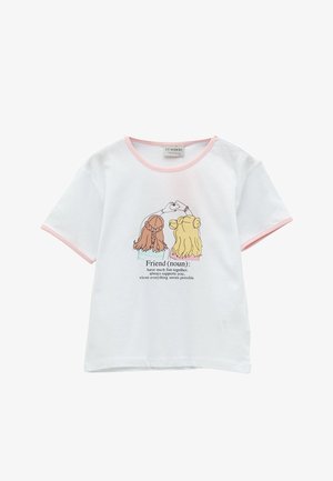 T-shirt con stampa - white
