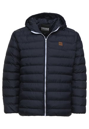 Urban Classics BASIC BUBBLE JACKET - Vinterjakke - navy/white/navy