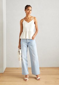 Anna Field - 2 PACK - Top - off-white/dark green Thumbnail Image 1