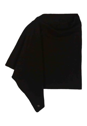 FRAAS, PLAIN PONCHO - Cape - black