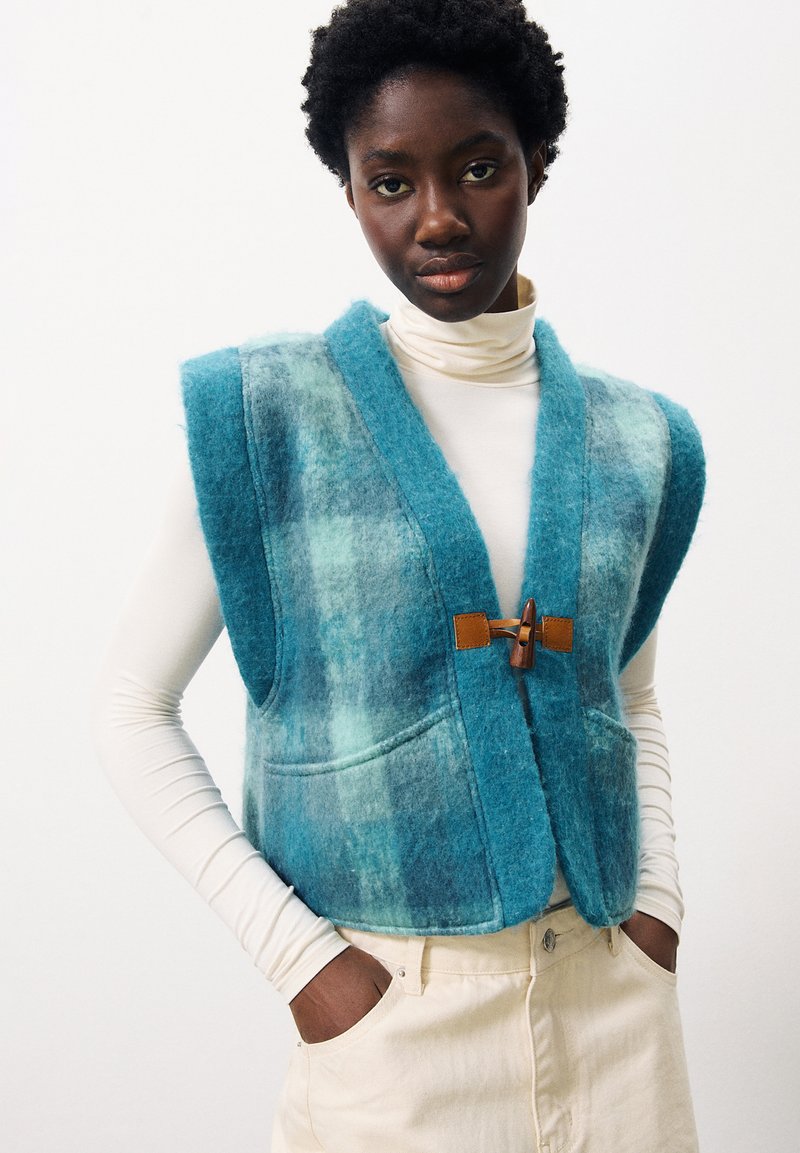 FRNCH PAULINA - Veste sans manches - bleu petrol