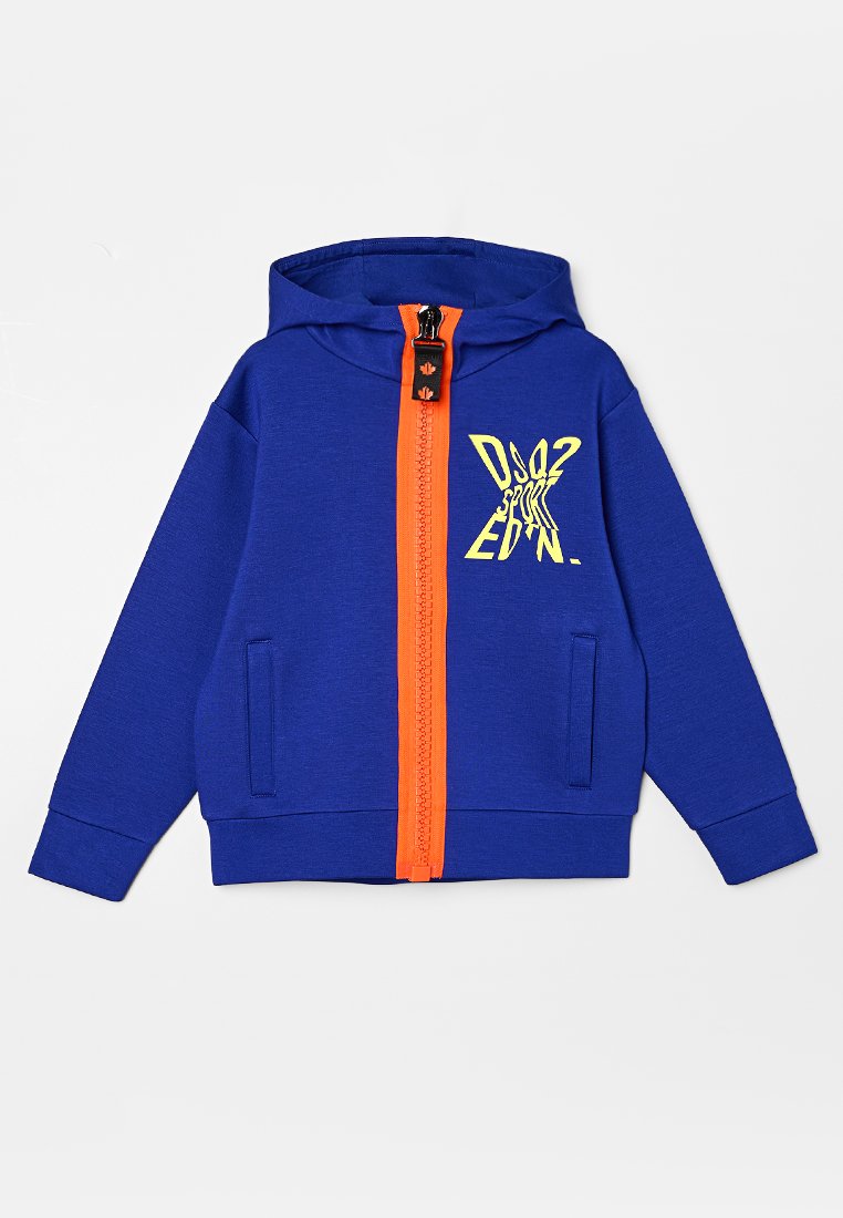 Dsquared2 Sweater met rits donkerblauw