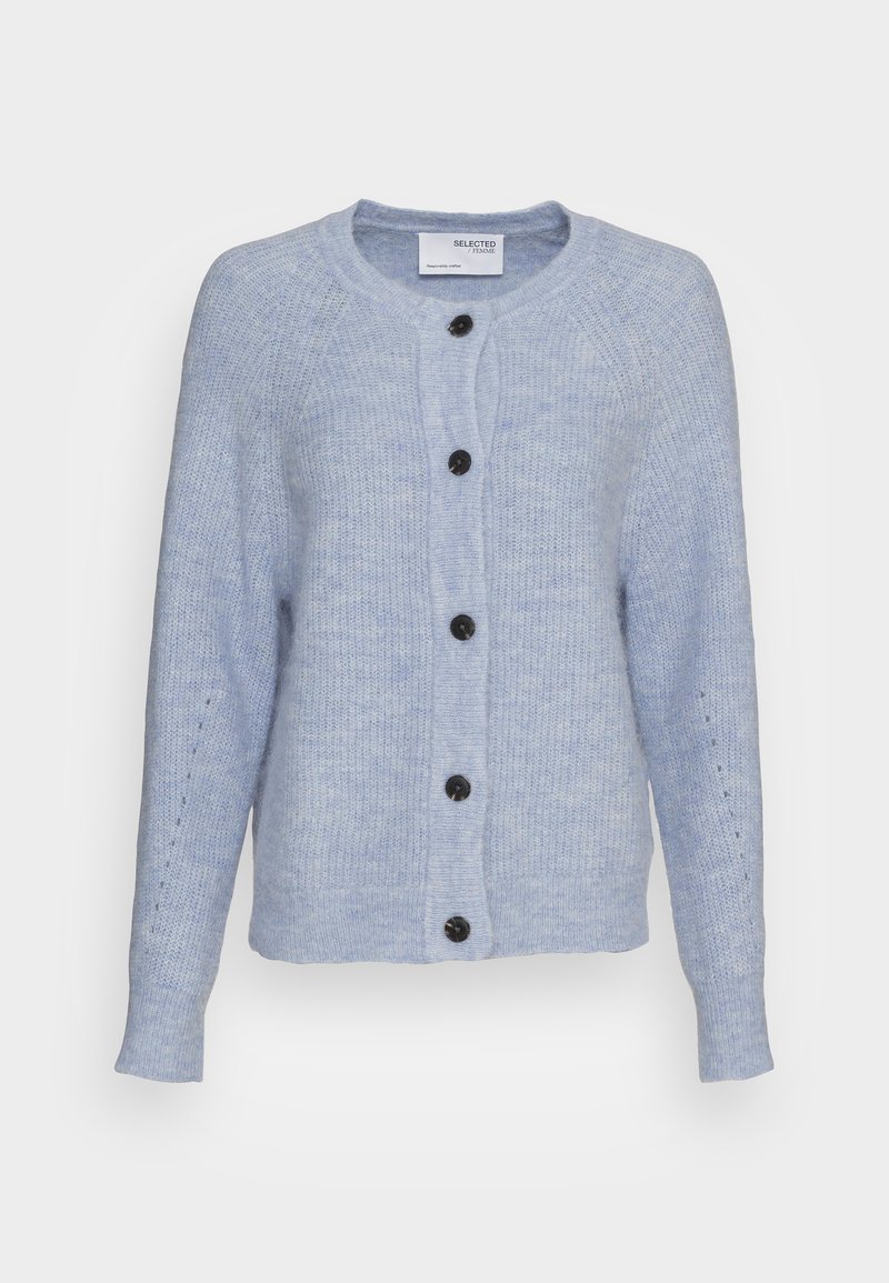 Damen Strickjacken | Selected Femme SLFLULU Strickjacke brunnera blue/hellblau - TD82527 Damen Strickjacken | Selected Femme SLFLULU Strickjacke brunnera blue/hellblau - TD82527
