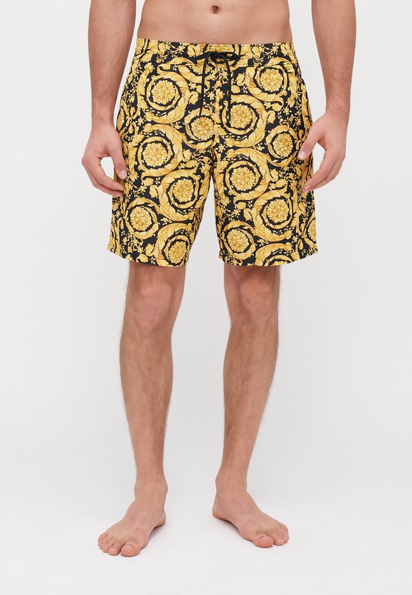 SWIM LONG BOXER BAROCCO ALL OVER PRINT - Swimming shorts - gold