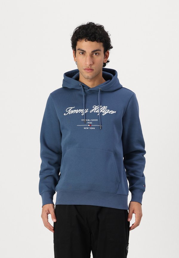 SCRIPT LOGO HOODY - Sweatshirt - aegean sea