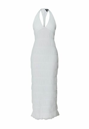 South Beach, RUCHED HALTERNECK - Robe longue - white